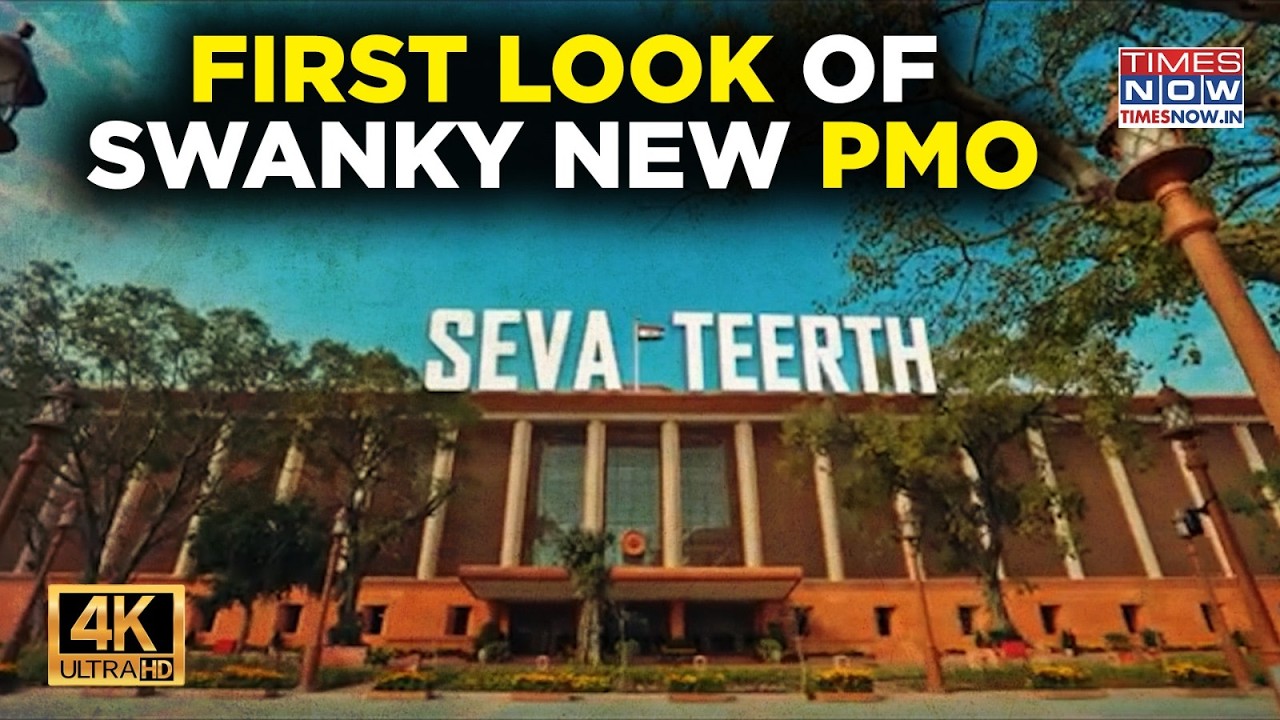 Seve Teerth First Look | Inside Modi's Swanky New Office | PMO Interiors | 4K