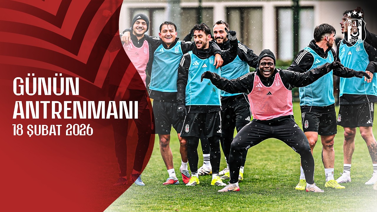 Göztepe Maçı Hazırlıklarına Başladık 🦅 | Beşiktaş Günün Antrenmanı | 18 Şubat