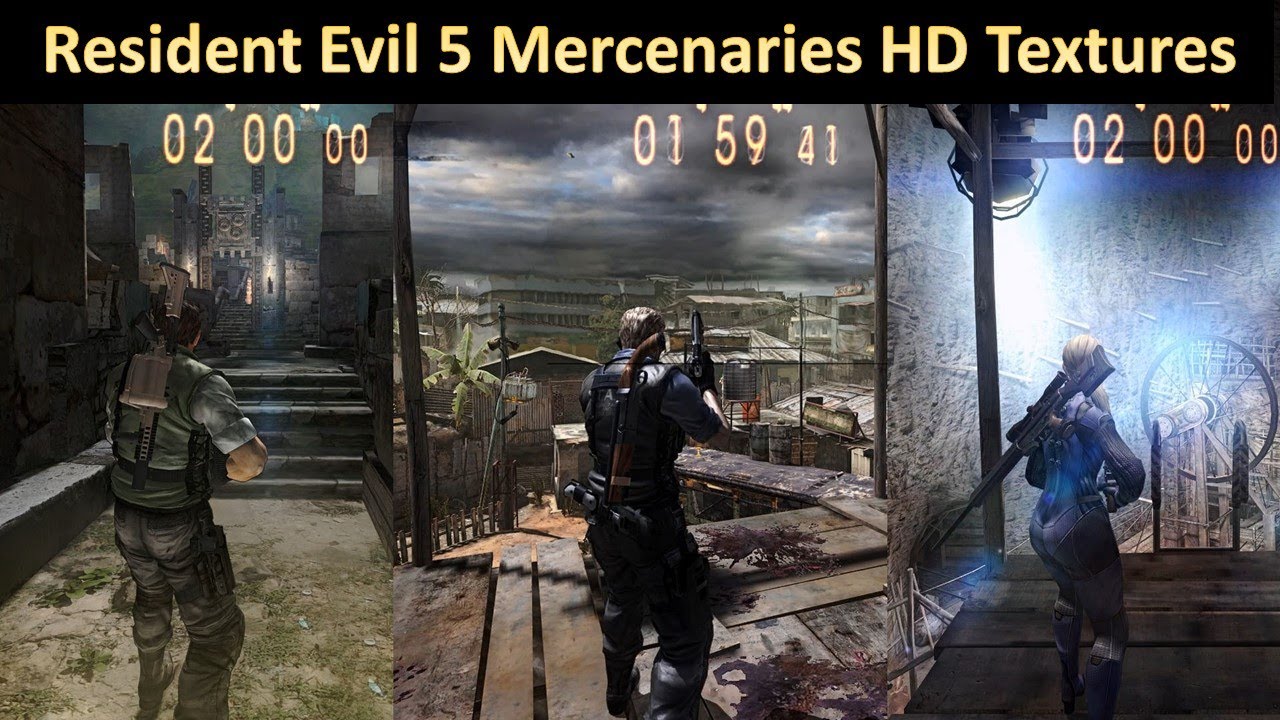 Resident Evil 5 Mercenaries Remastered - Ultra Realistic Textures - Next Gen Graphics Mods