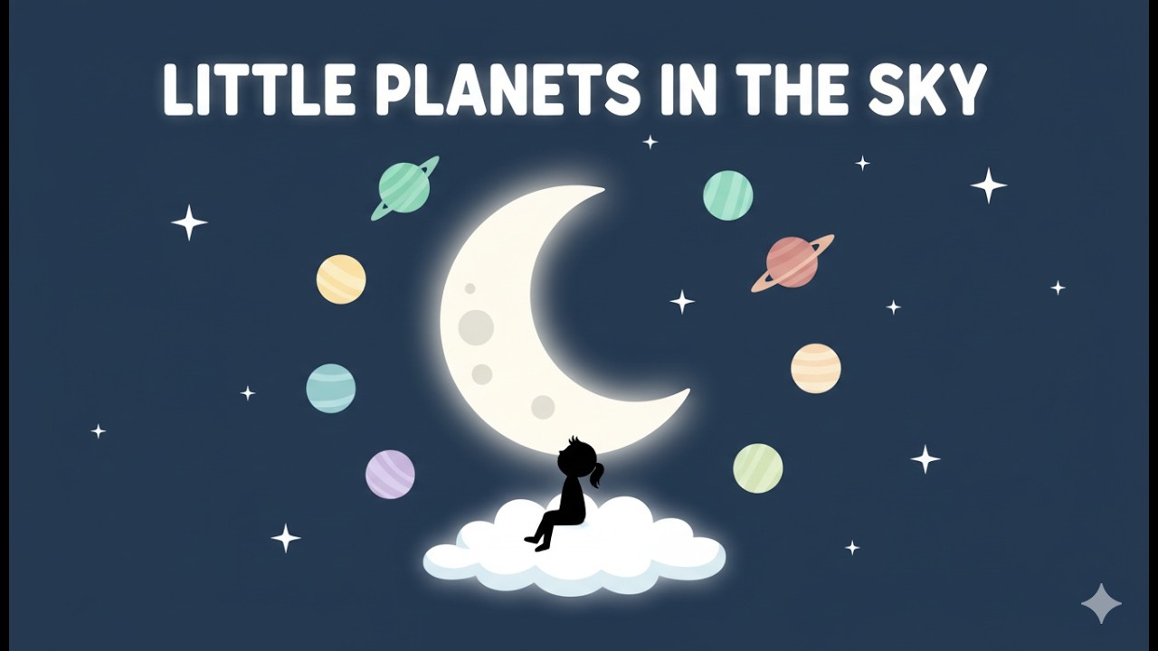 🚀 Little Planets in the Sky | Calming Planets Song for Kids & Toddlers 🪐✨