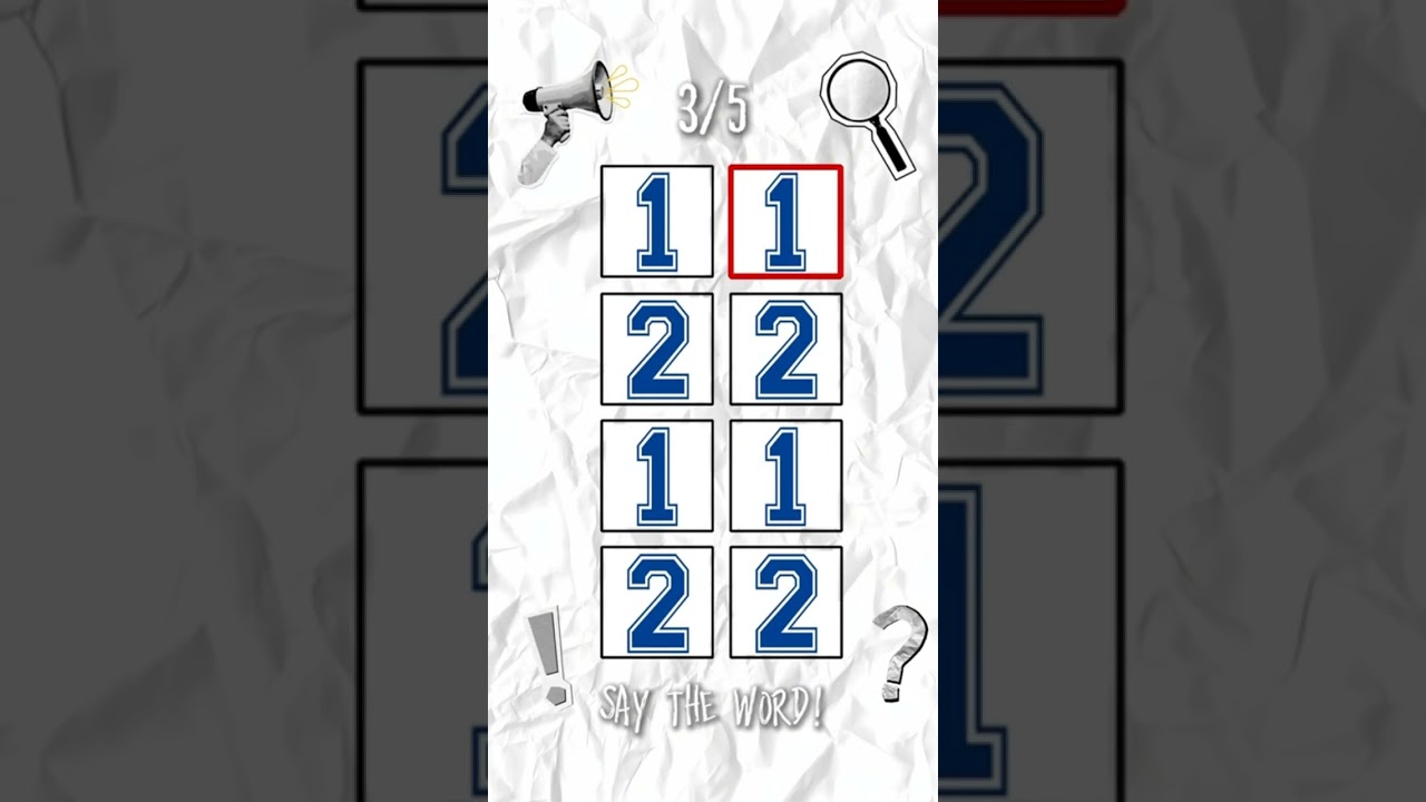SAY THE WORD ON BEAT | LEVEL 1-5 #shorts #viral #brainchallenge #saythewordonbeat #letters