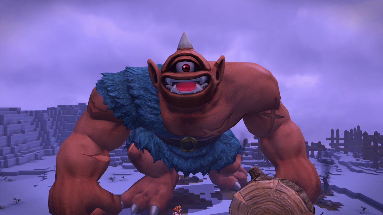 Dragon Quest Builders 2 - Defeat Atlas Boss fight - Defeat the Battle-Hardened Behemoth