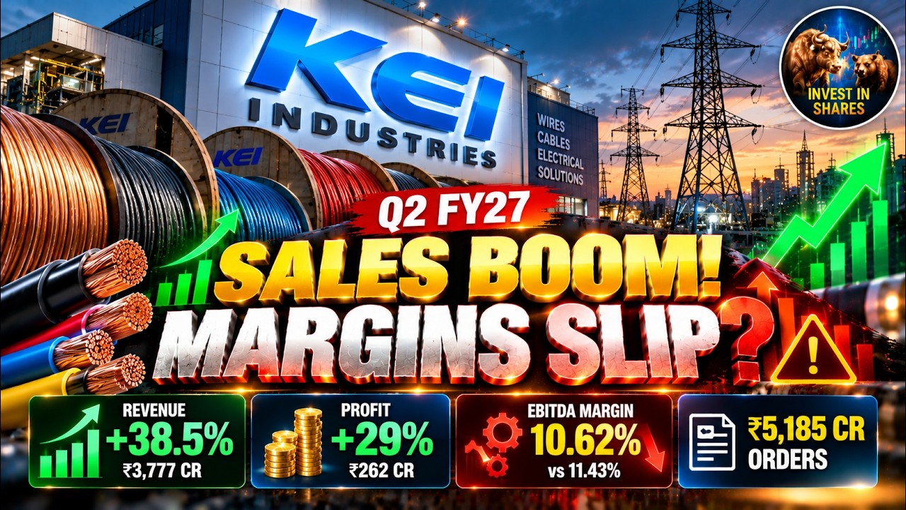 KEI Industries Q2 FY27 Results: Revenue Surges 38.5%, Profit Rises 29% But Margins Slip!