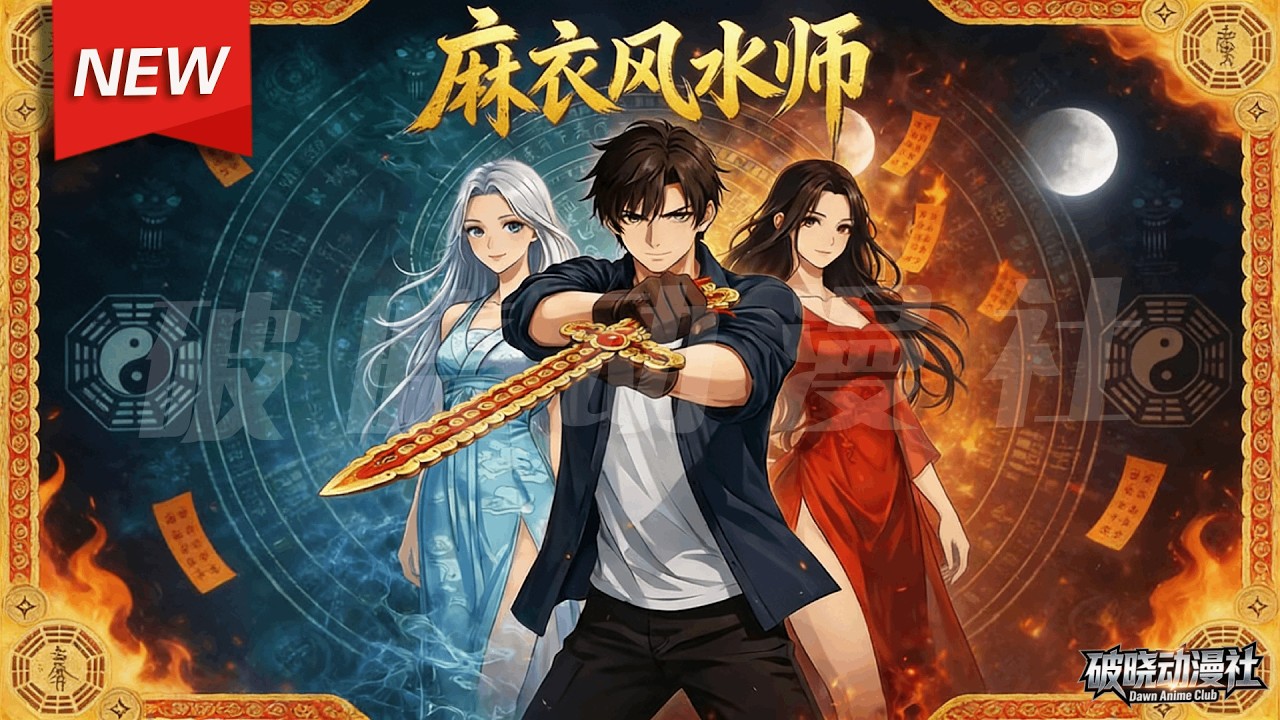 MULTISUB📢新番上线《麻衣风水师》第1~56集丨我天生十二指，双手没有掌纹，天煞讨债鬼命格，爷爷为救我，替我订下三门婚事。可等到定亲的那晚，前来接他的竟然是八只恶鬼！#漫剧 #破晓动漫社