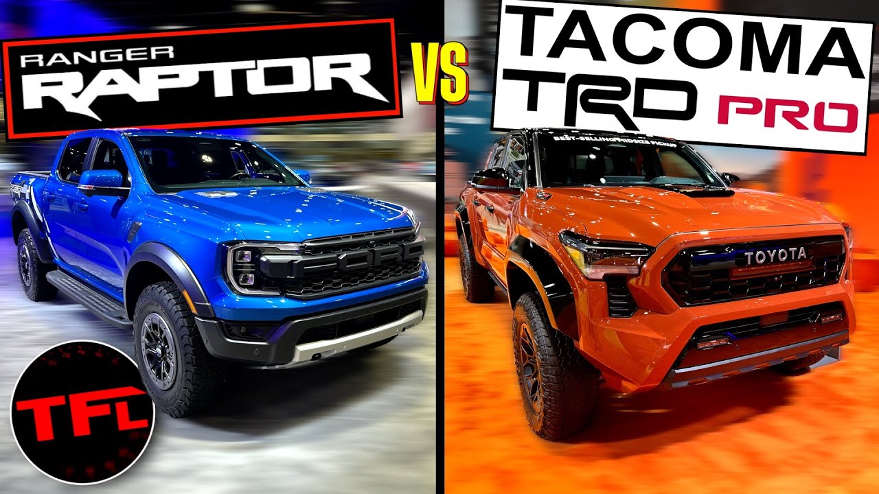We COMPARE the 2024 Toyota Tacoma TRD Pro & Ford Ranger Raptor for the First Time: Which One's BEST?
