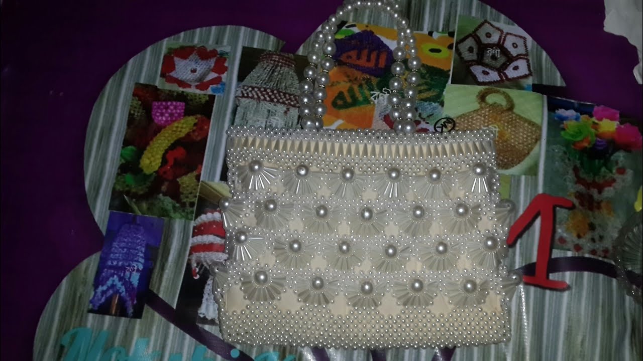 how to make beadead Butterfly beg/part-1/ পুতির ব্যাগ/Purse/Mobile bag/party bag