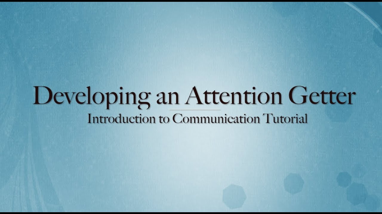 Attention Getters