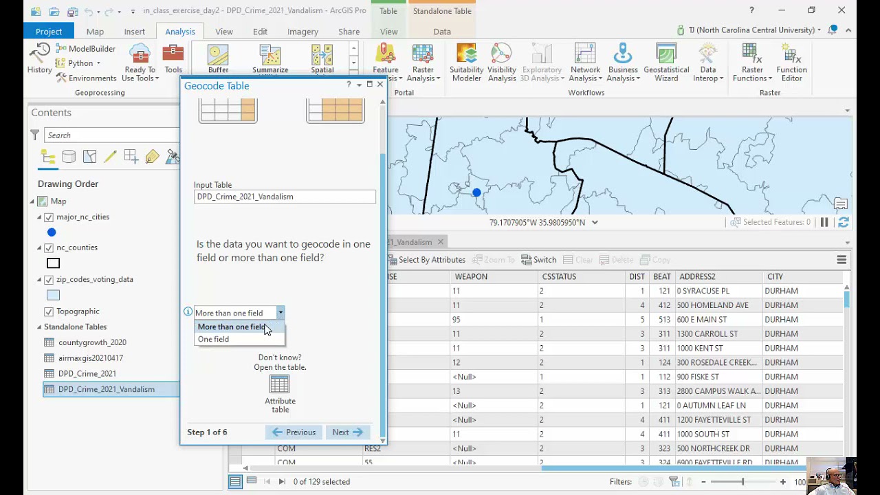 Geocoding Addressees Using ArcGIS Pro