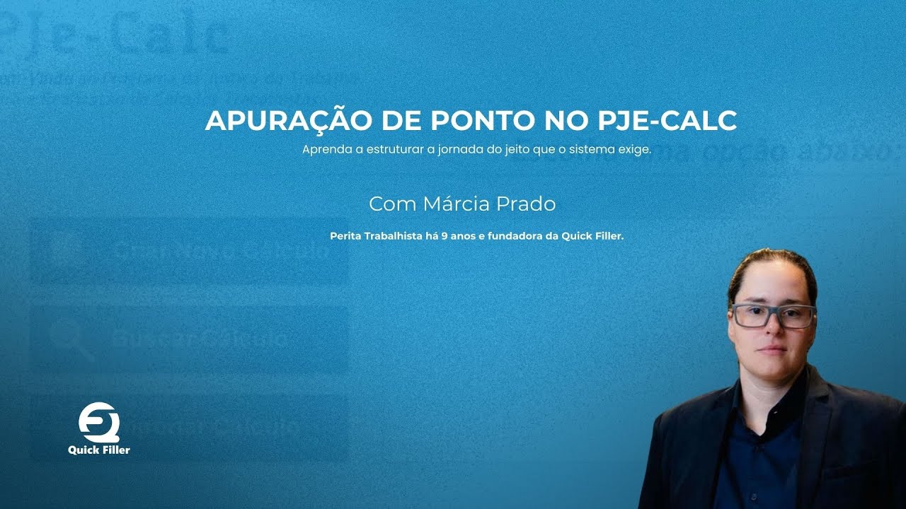 AULA: APURAÇÃO DE PONTO NO PJE-CALC