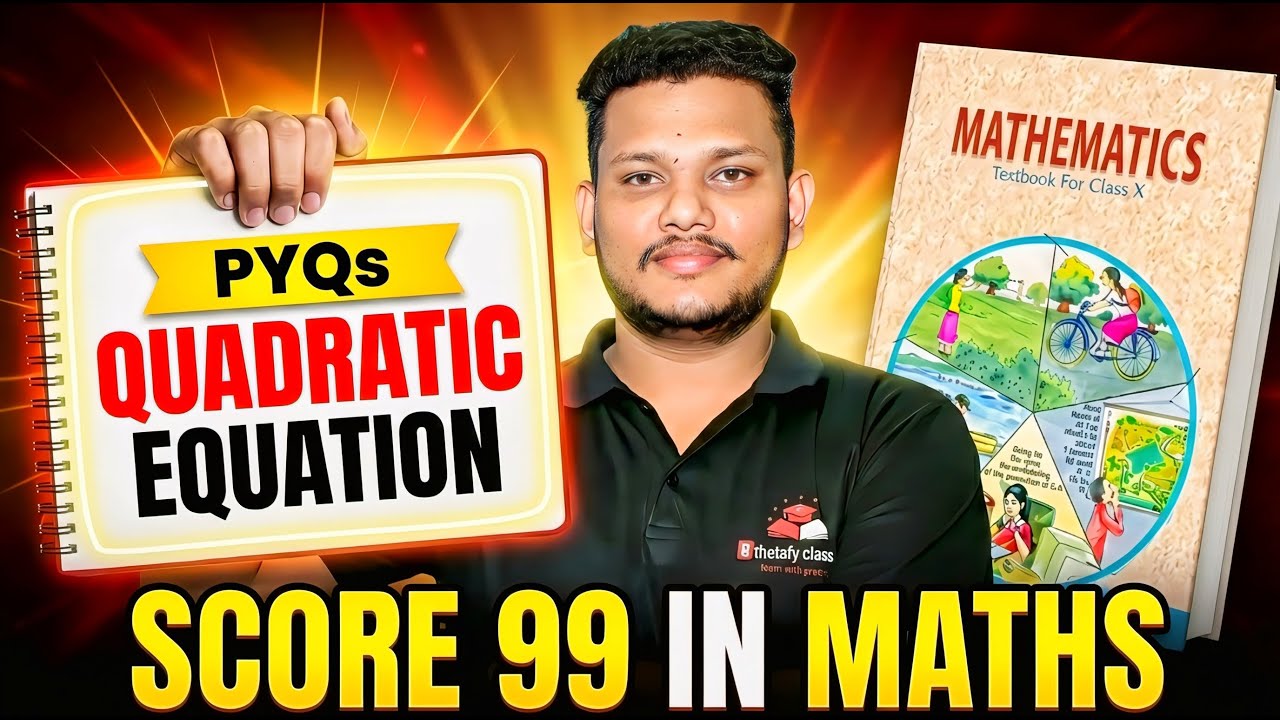 Quadratic Equations Class 10 | Board Exam Special Live | Full Concept & Questions