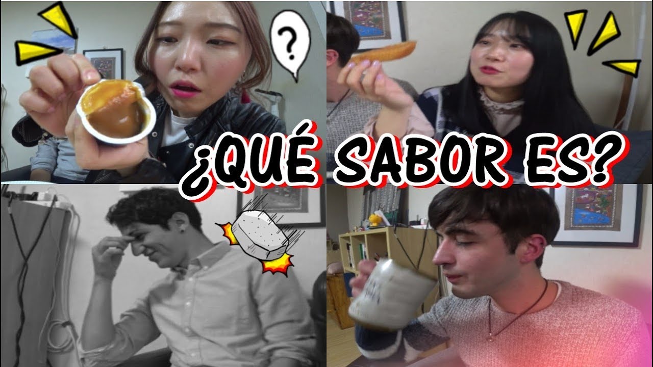 COREANA, CHINA Y ESPAÑOLES PROBANDO AREQUIPES Y CAFÉ COLOMBIANO
