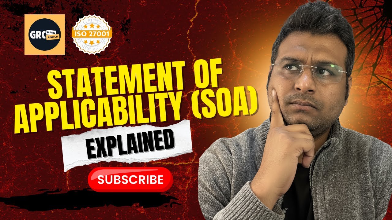 Statement of Applicability (SoA) Explained &mdash; ISO 27001 Made Simple