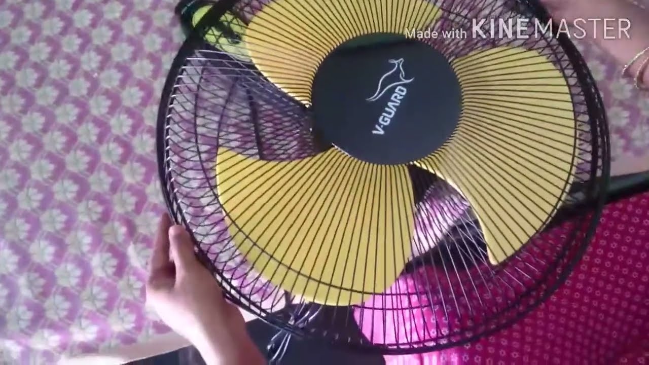 V-guard table fan unboxing and fixing | table fan fixing
