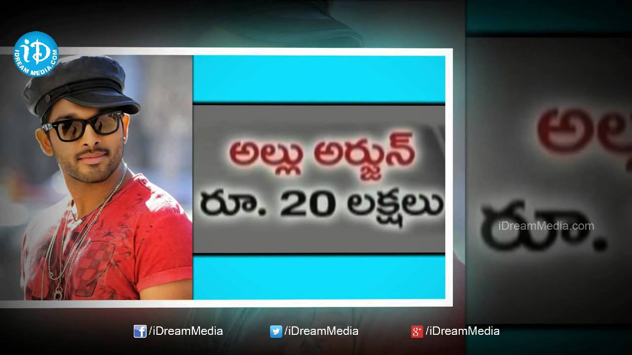 Tollywood Hero's Donates Money to Hudhud Cyclone Victims