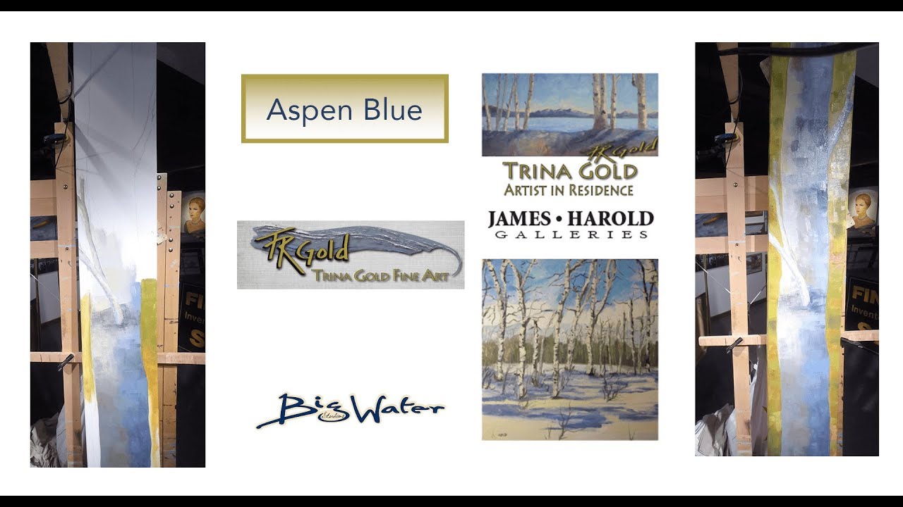Trina Gold Fine Art -  Aspen Blue