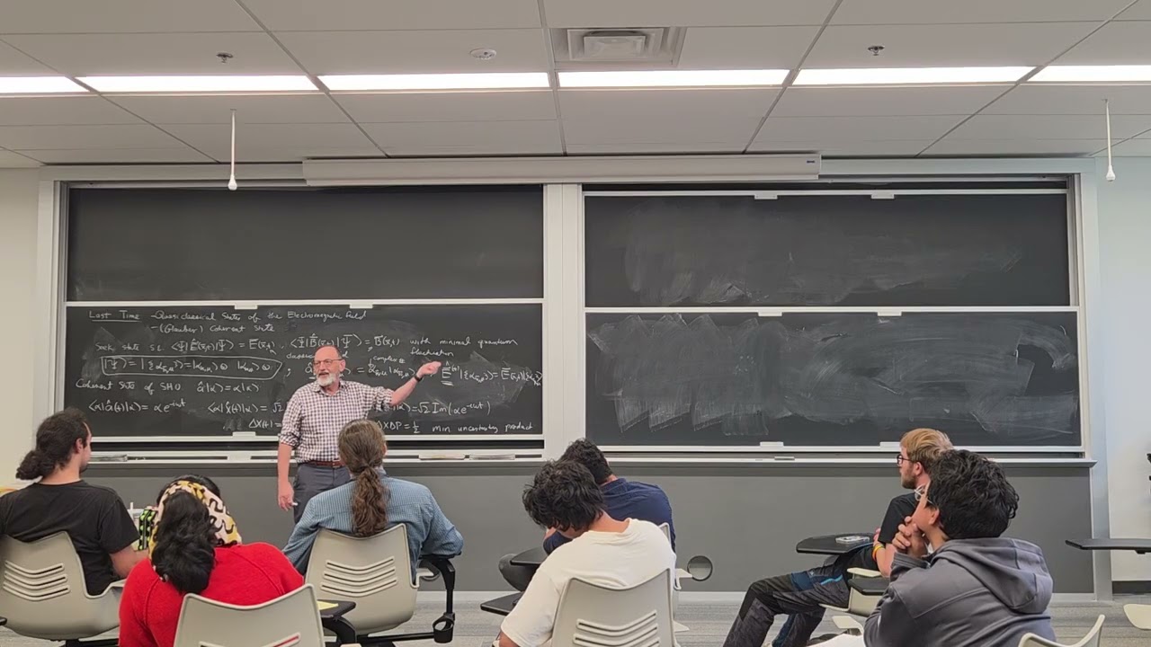 Quantum Optics L19: Coherent States (Continued)
