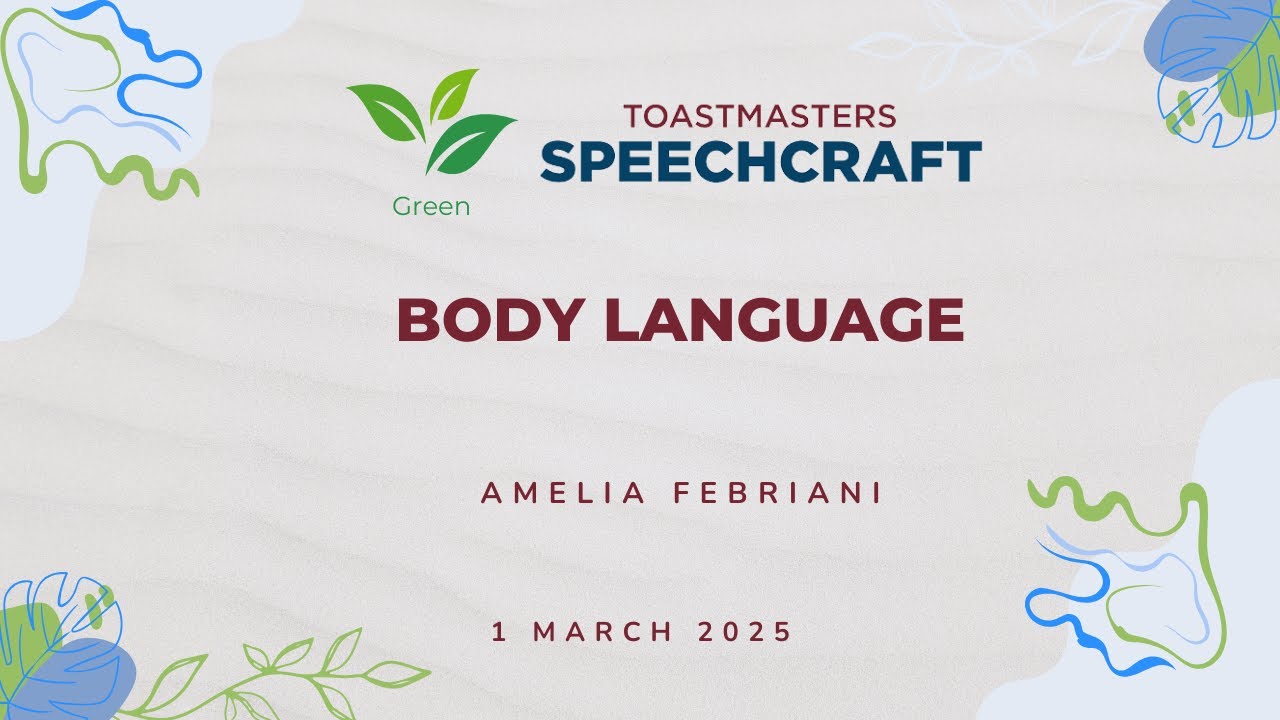Body Language by Amelia Febriani - Green Speechcraft Series