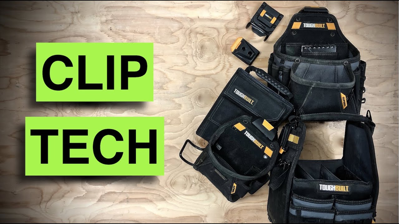 ToughBuilt pouches for every trade - Clip Tech TOOL BELT SYSTEM review