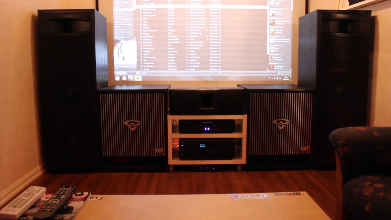 new Cerwin-Vega! HFA-18 and new settup!