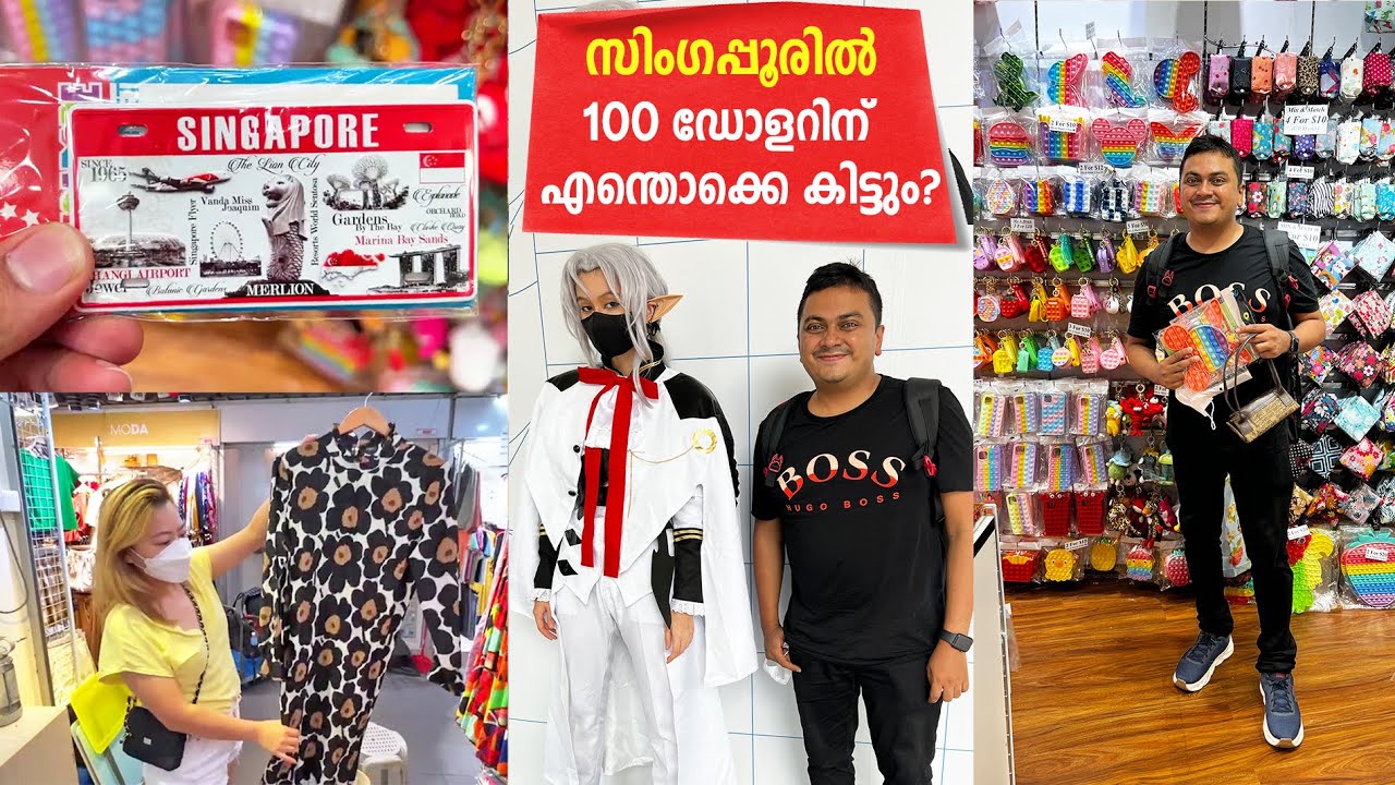 How Cheap is Singapore? Cheapest Street Shopping in Bugis Street, 100 ഡോളറിന് എന്തൊക്കെ കിട്ടും?