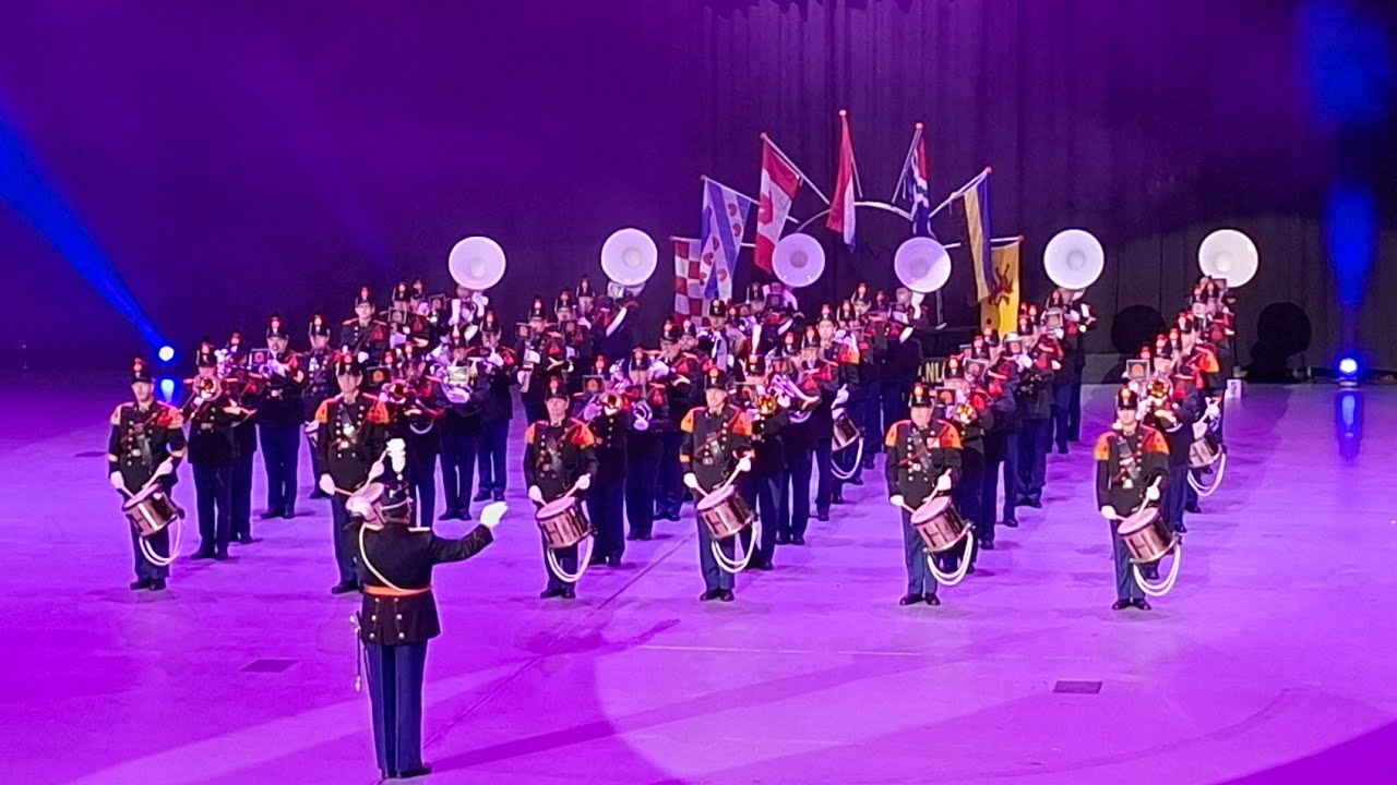 Vrijwillig fanfarekorps Der Genie, #taptoe Groningen 2025.