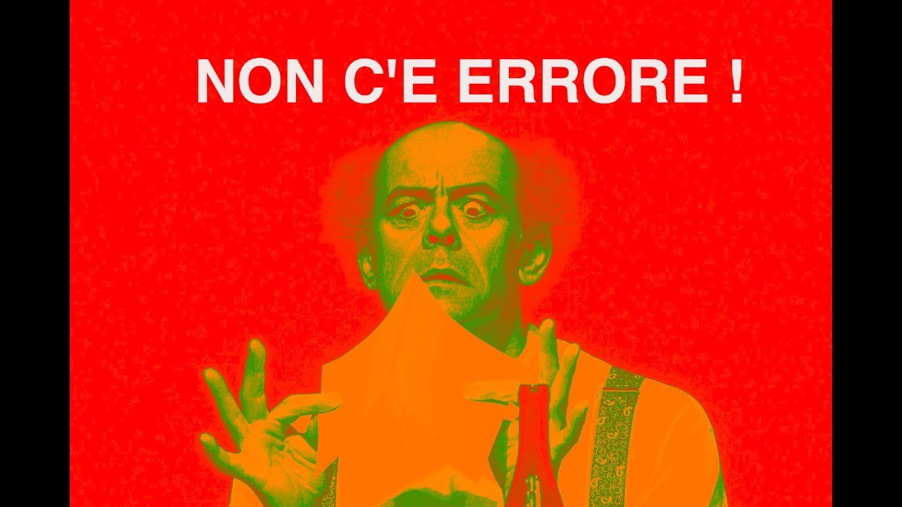 Video 14: NON C'È ERRORE!