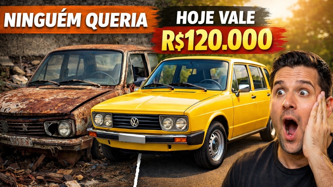O CARRO BARATO QUE NINGUÉM LIGOU — E HOJE VALE UMA FORTUNA
