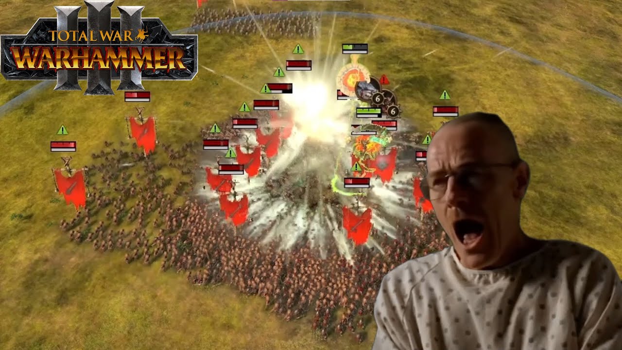 When Your Spell Hits The Enemy Blob Perfectly Total War Warhammer