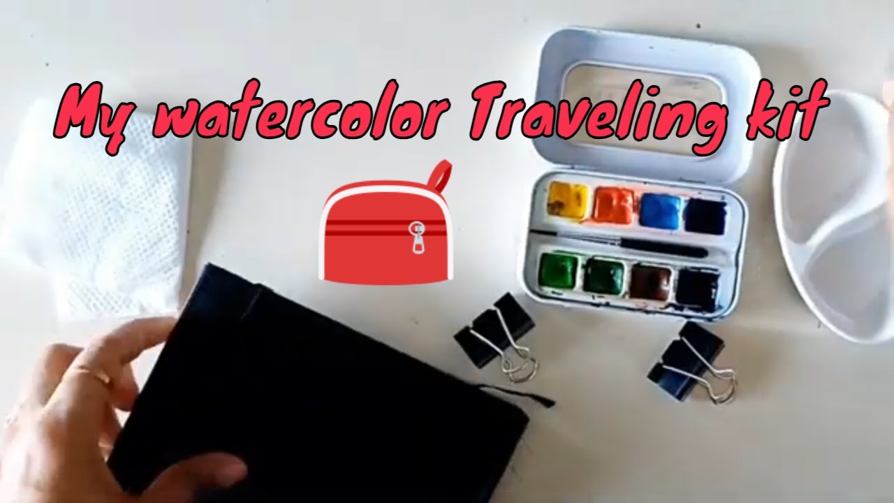 The Best Watercolor Traveling Kit For Your Next Adventure/Watercolor journaling