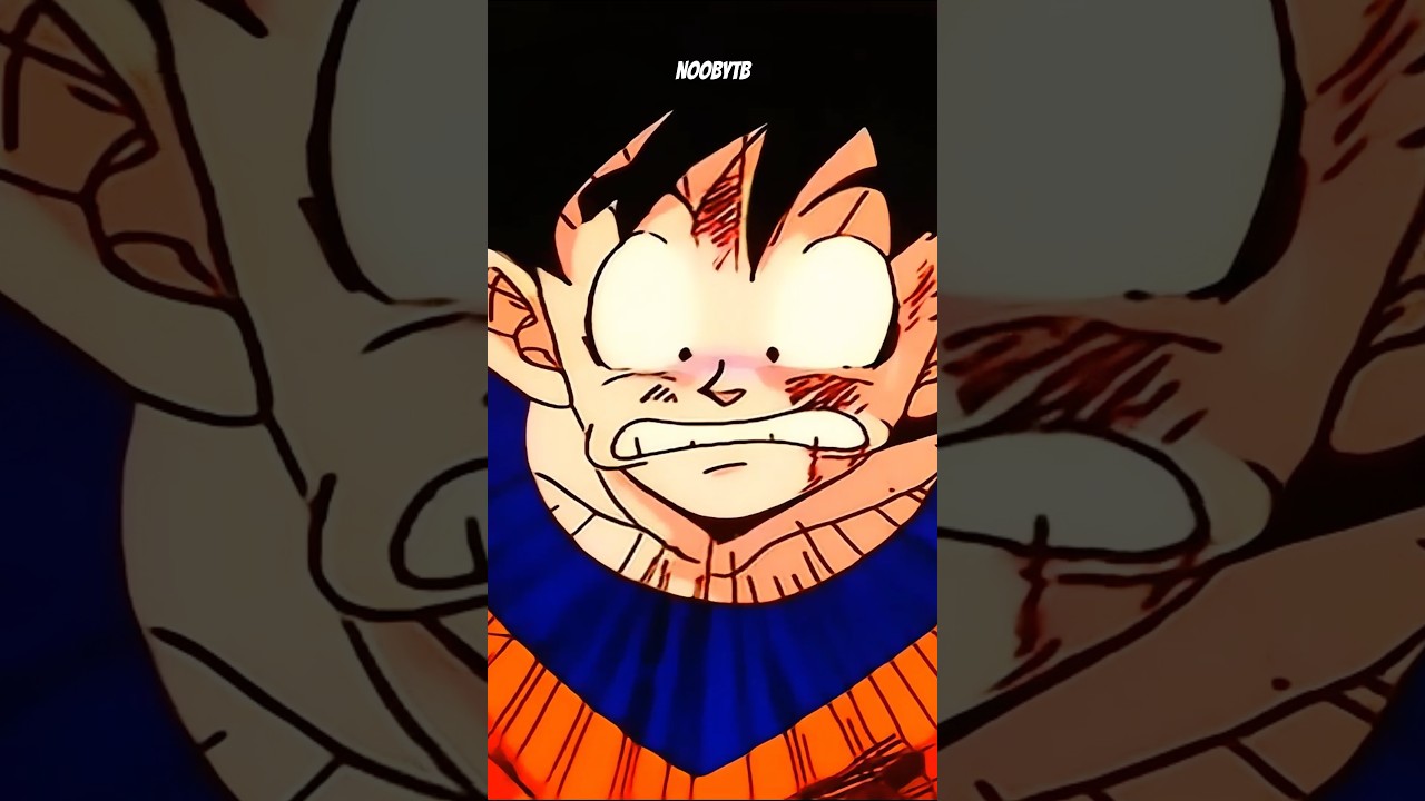 Even Goku is scared of needles 💉🤣. 
