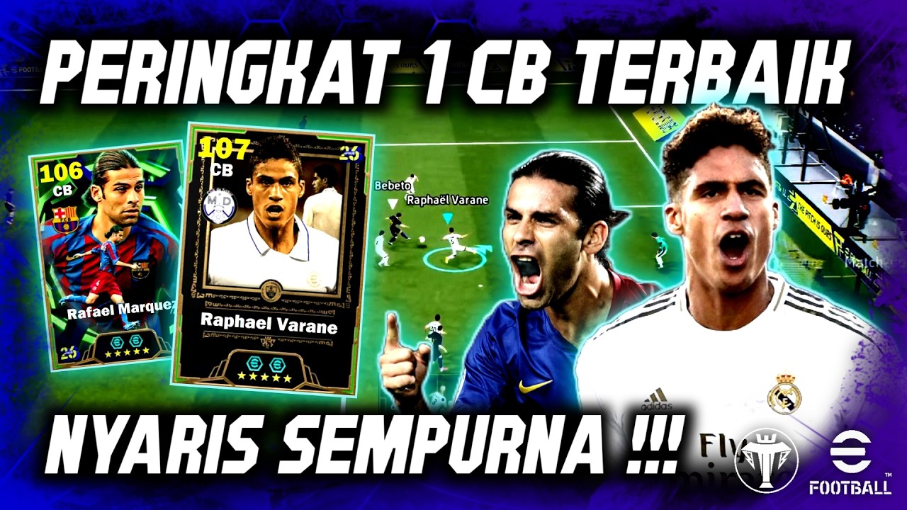 REVIEW VARANE & MARQUEZ 🔥 PERINGKAT 1 CB TERBAIK SAAT INI !!! GAMEPLAY eFootball 2026 Mobile