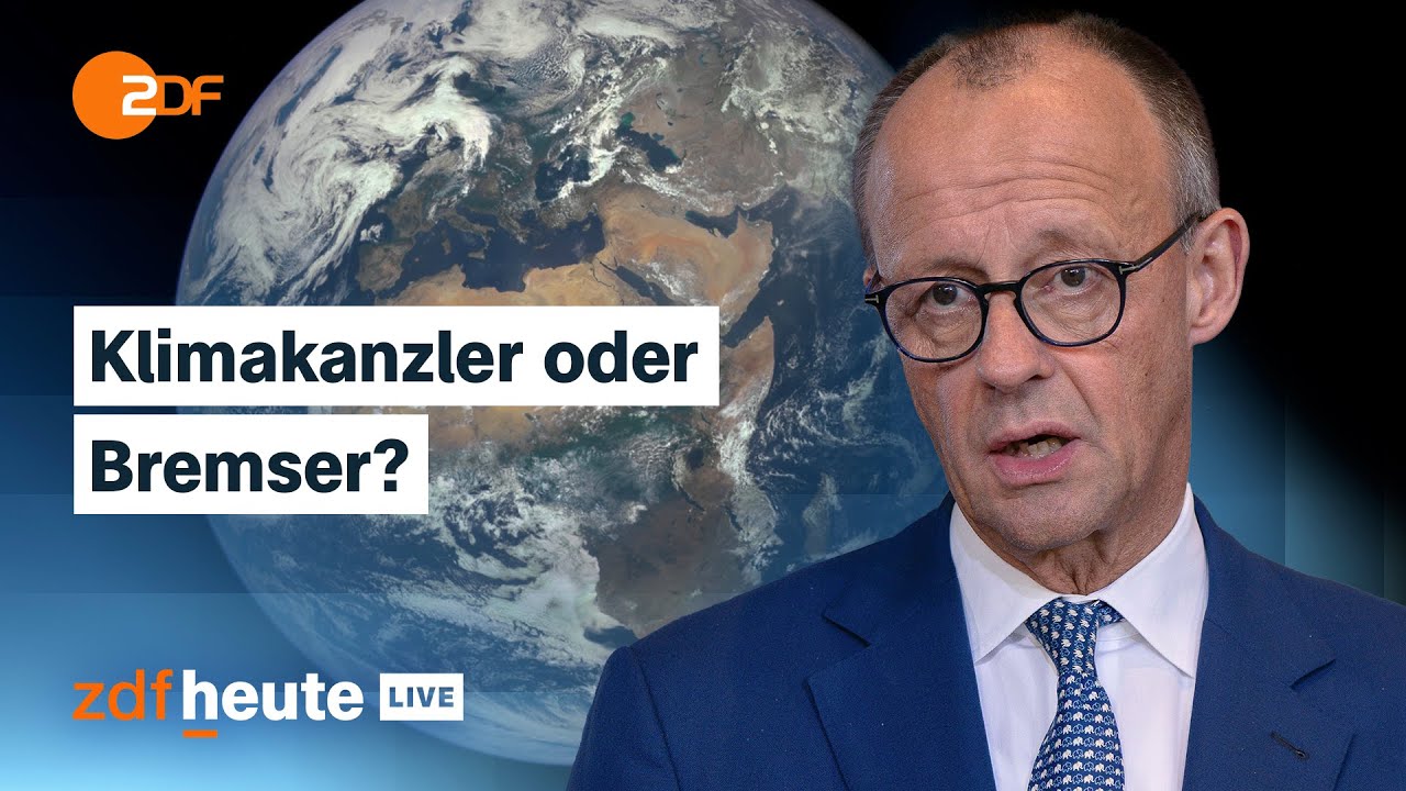 Merz-Rede beim Klimagipfel in Brasilien | Analyse bei ZDFheute live