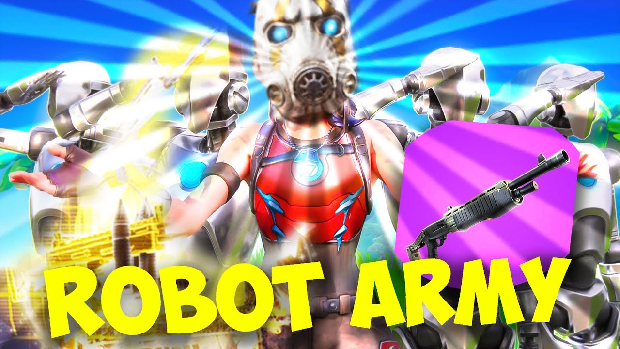 UN ESERCITO DI ROBOT SU FORTNITE !! DISASTRI NELLE DUO ARENA !! w/JECKVII