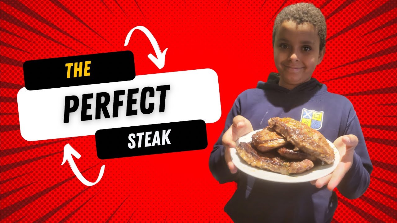 How to cook the PERFECT Ribeye Steak! Cooked by a 12 yr old!