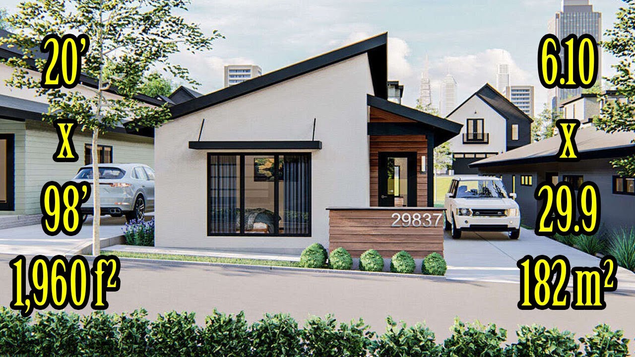 NARROW LOT BEST HOUSE PLAN 3D VIEWS INTERIORS