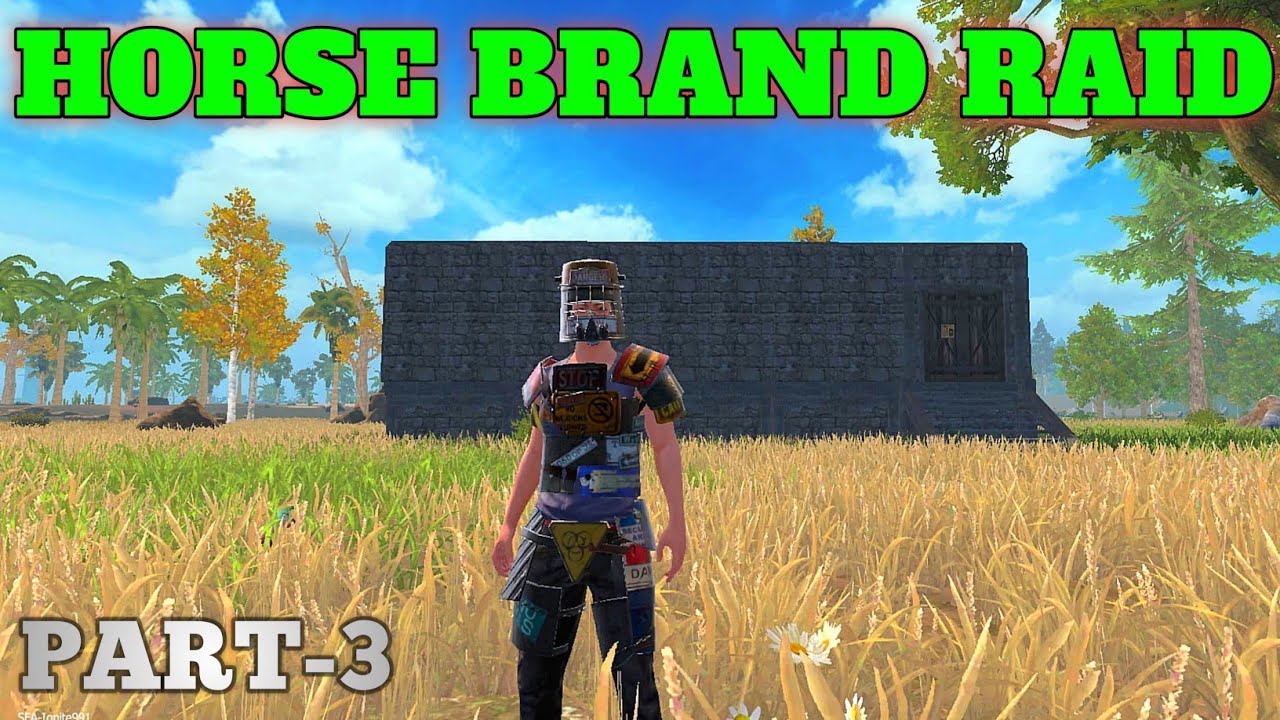 HORSE BRAND RAID PART-3 || LAST ISLAND OF SURVIVAL HINDI GAMEPLAY 
