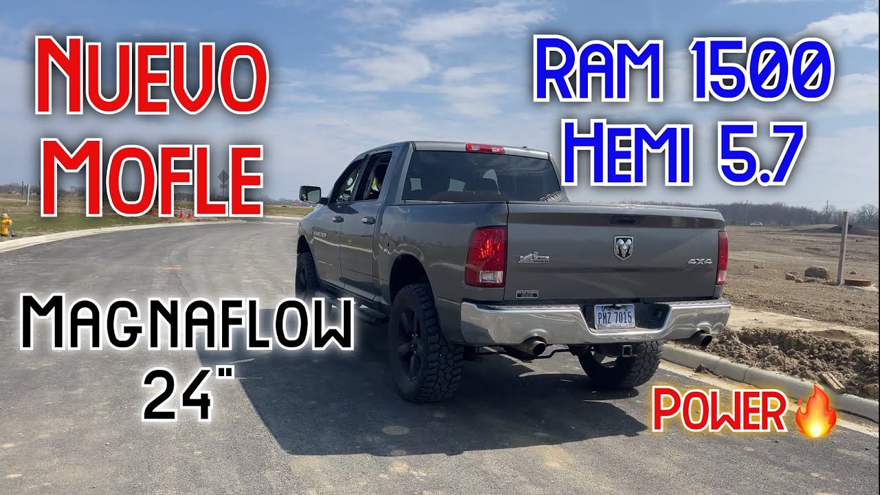 Le CAMBIAMOS el mofle a la RAM. Le pusimos un MAGNAFLOW 24”. Y esto fue lo que GASTAMOS.