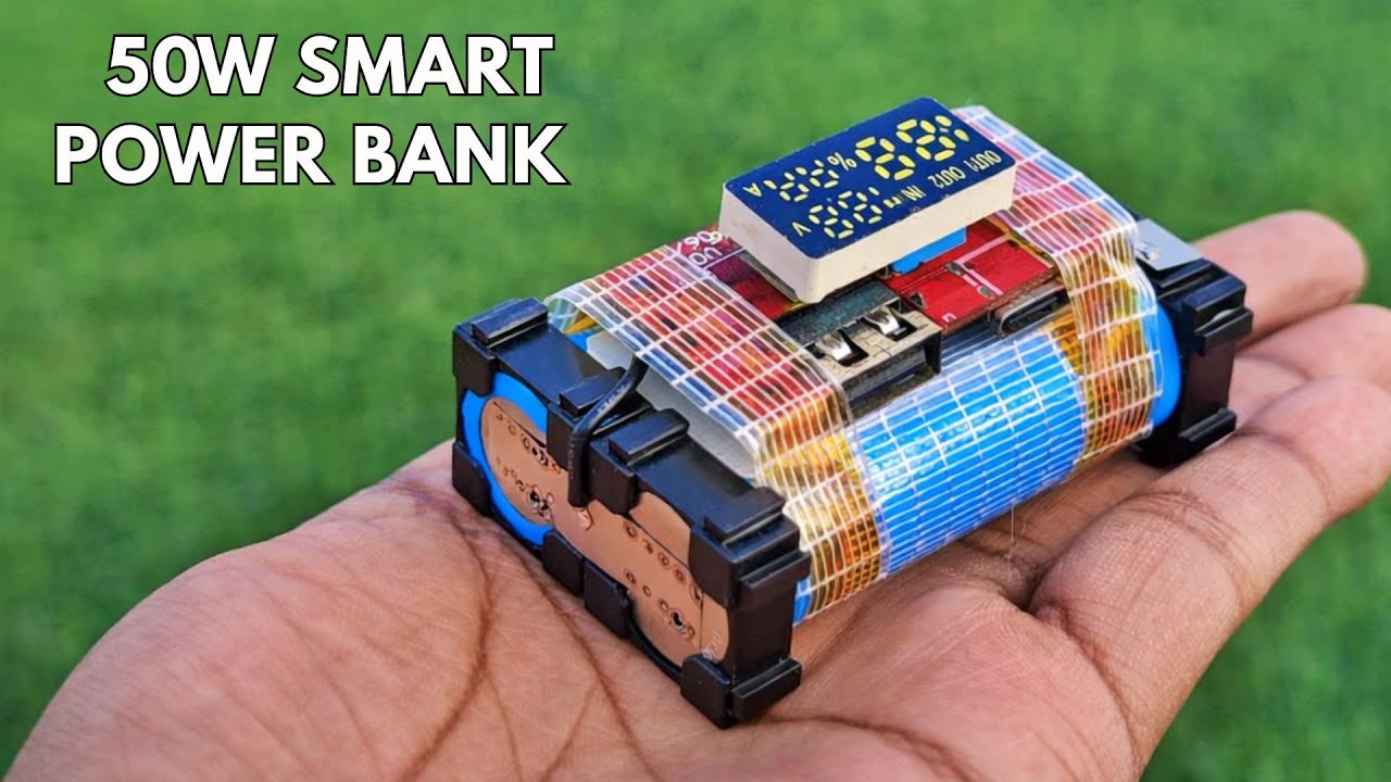 Build a QC3 0 50W Smart Power Bank  