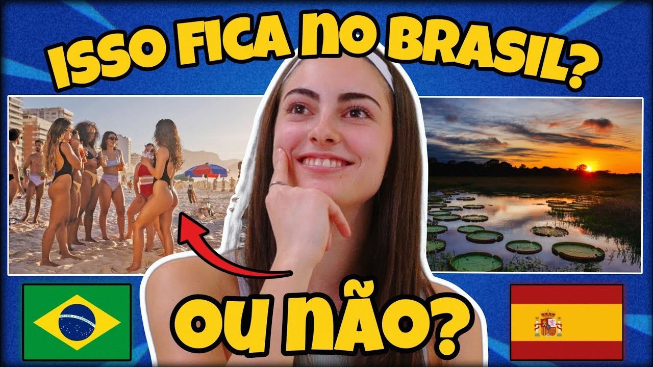 ESPANHÓIS CONHECEM O BRASIL? | DESAFIO GEOGRÁFICO SOBRE O BRASIL COM OS ESPANHÓIS