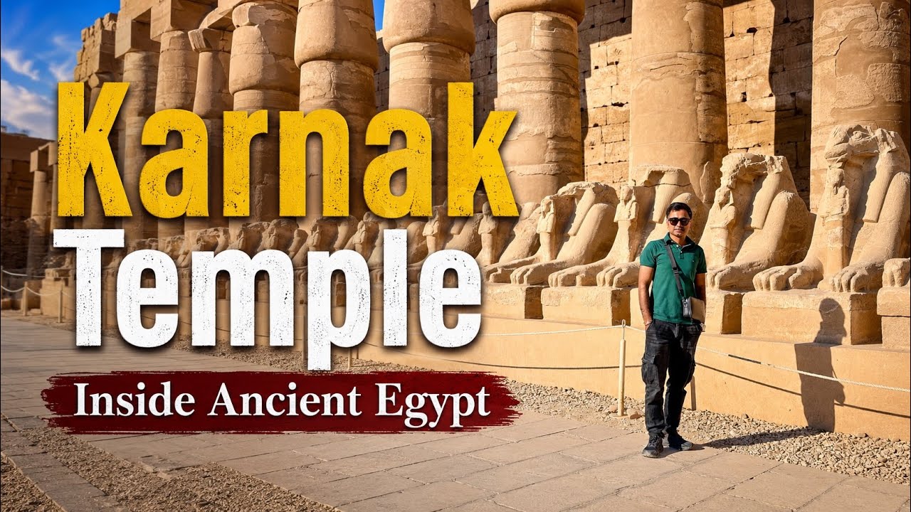 Karnak Temple Luxor 4K Walking Tour | Inside Egypt’s Largest Ancient Temple