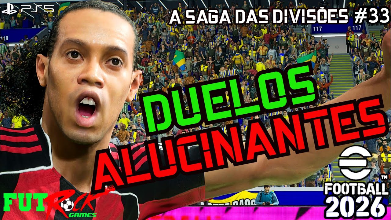 EFOOTBALL - DUELOS ALUCINANTES NA SEGUNDONA - DIVISÕES ONLINE - EP 33