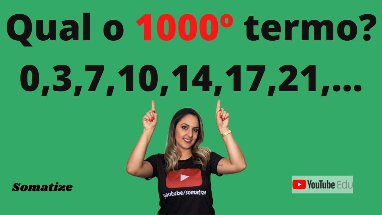 PA de 2ª ordem - 2 progressões aritméticas intercaladas - Somatize - Professora Edna Mendes