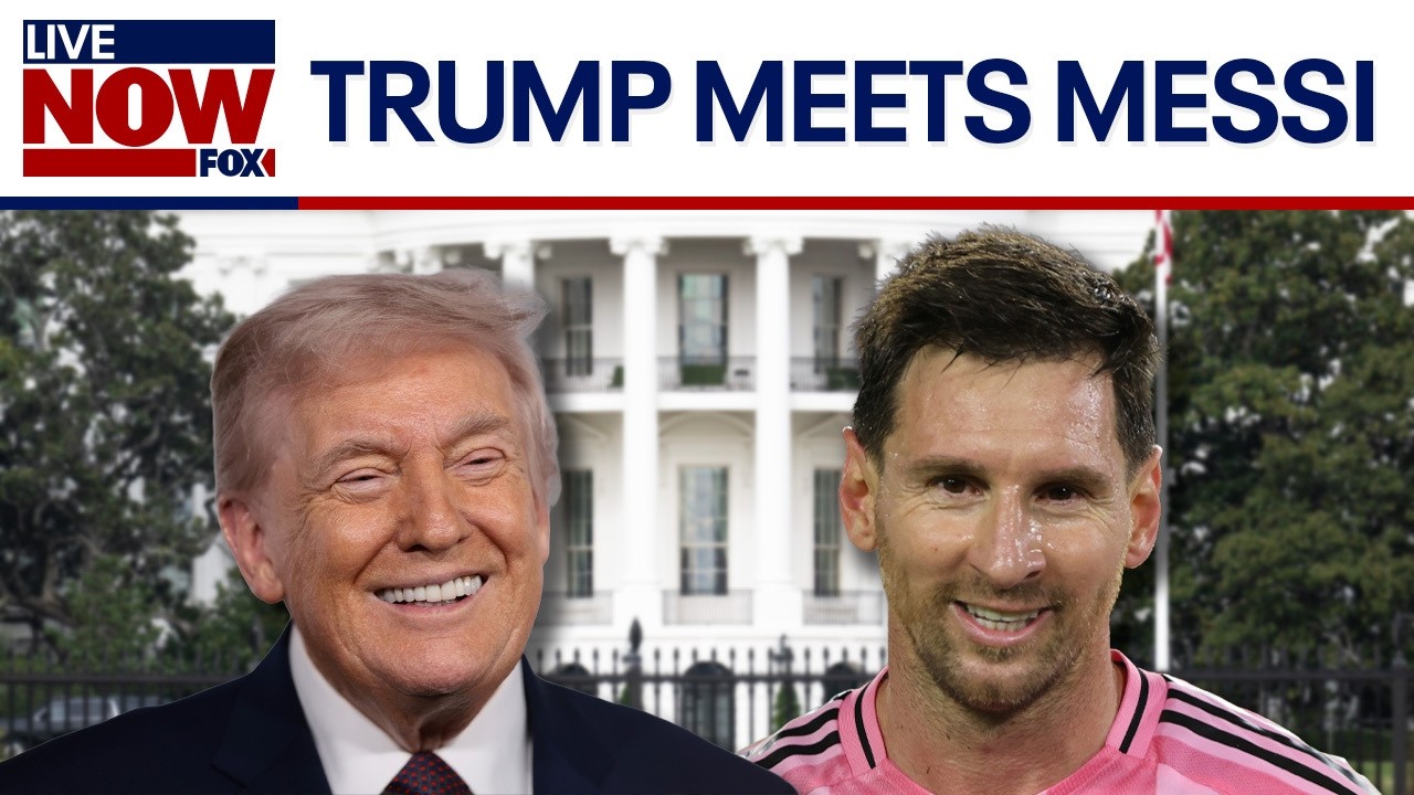 WATCH: Messi meets Trump at White House, MLS Miami FC title celebration