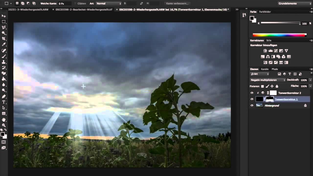 Sonnenstrahlen erzeugen - Photoshop Tutorial