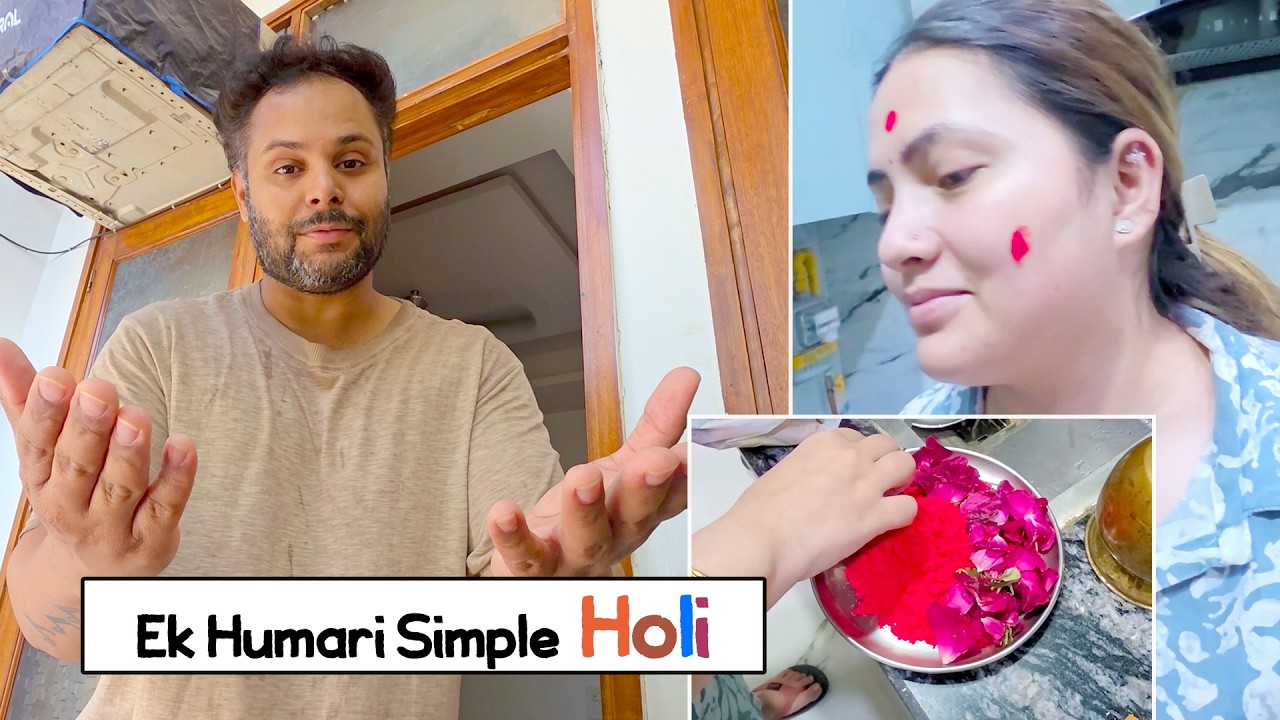 EK SIMPLE HOLI-DAY... KUCH ACHA KHANA BAAT KRNE KA BHANA.