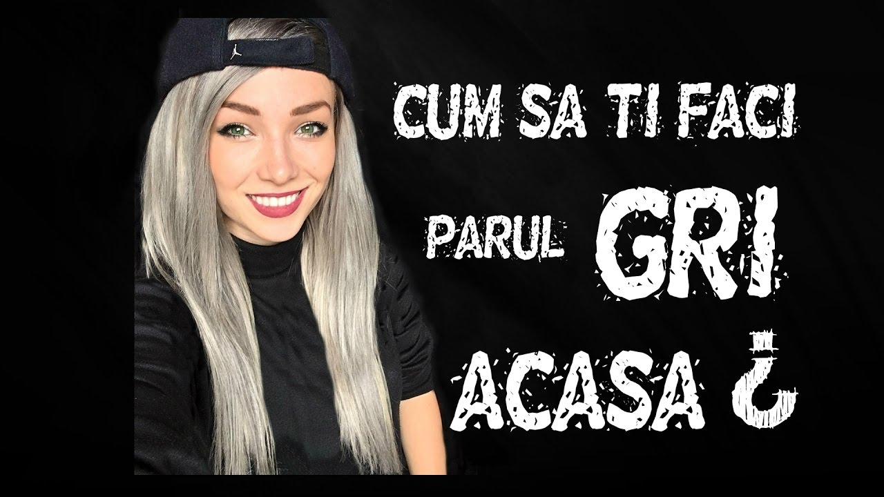 Cum sa-ti faci parul gri acasa? random Vlog 1