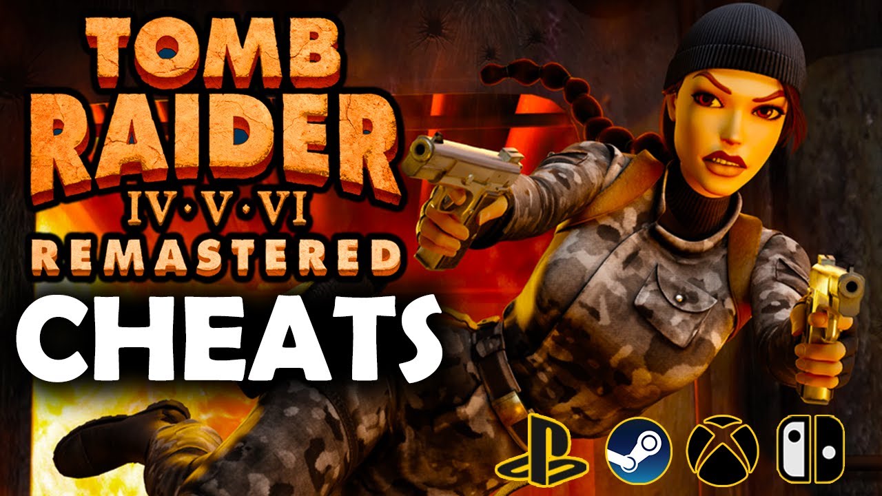 TOMB RAIDER REMASTERED 4-6 (ВСЕ ЧИТ-КОДЫ) Всё оружие, предметы и пропуск уровня