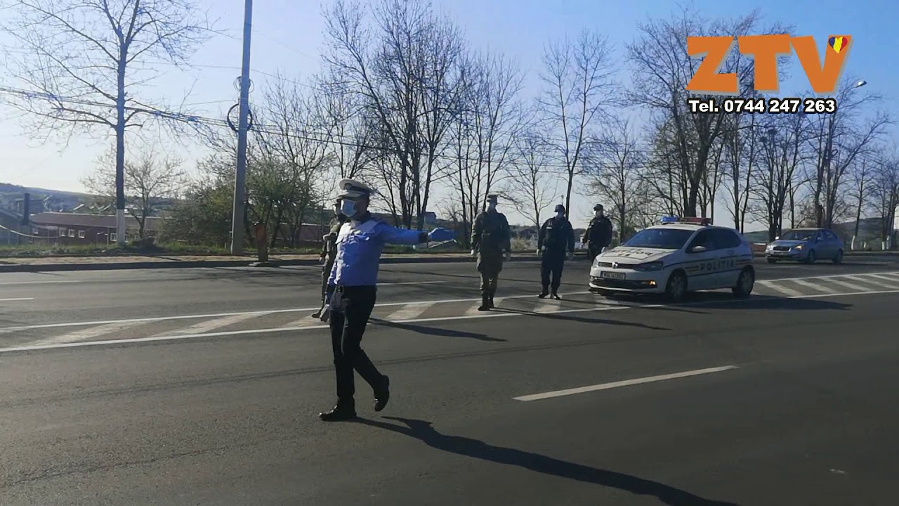 Control politia, jandarmeria si armata la iesire din Zalau, spre gara