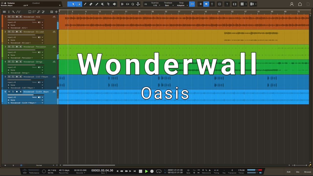 Sequencer | Wonderwall - Oasis