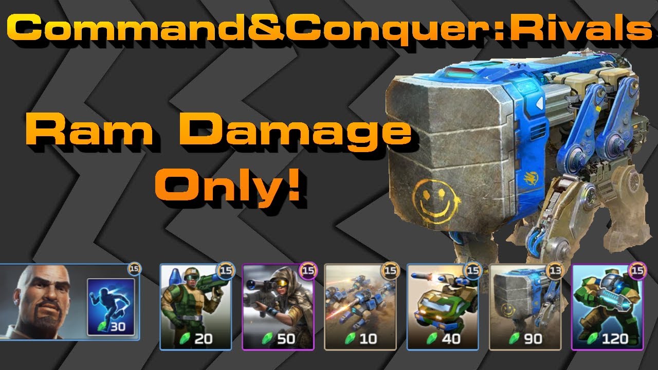 C&C Rivals: Only Ram Base Damage!